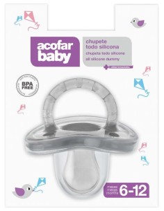 Acofarbaby Chupete Latex Piedra 6-12M