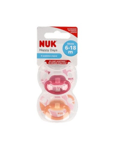 Chupete Nukete Dia Silicona Surtido T2 2