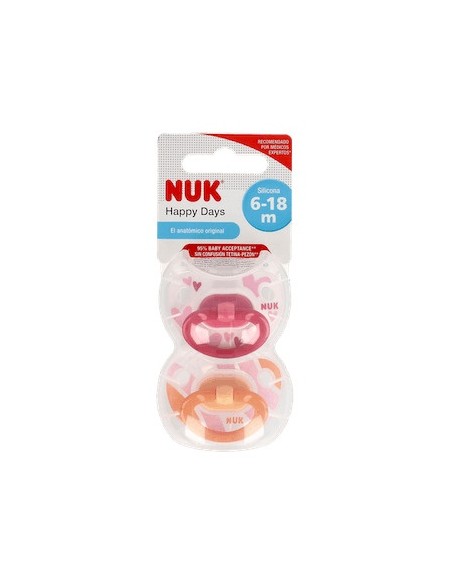Chupete Nukete Dia Silicona Surtido T2 2