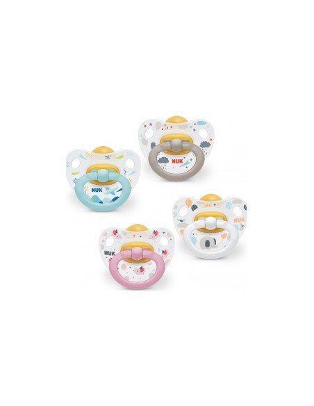 Chupete Nukete Dia Latex Surtido T 1 2 U