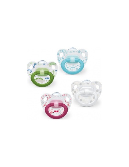 Nuk Chupete Anatómico Silicona Talla 1 2Uds