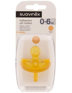 Suavinex® Chupete Todogoma Tetina Látex Redonda 0-6 Meses...