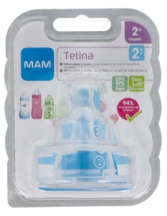 Tetina Mam Ultivent Silicona Fluj Nº2 2U