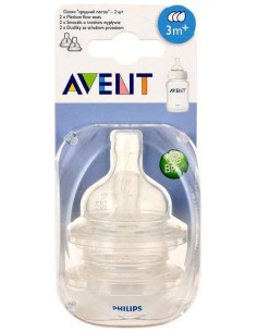 Avent Tetina Flujo Denso 4 Agujeros 6M+ 1Ud