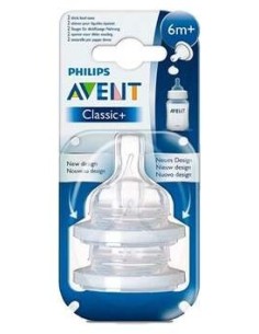 Avent Tetina Clasica Liquidos Espesos 2U