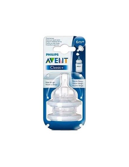 Avent Tetina Clasica Liquidos Espesos 2U