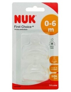 Nuk Tetina Silicona Anticolico Nature Sense 1 M 2 Tetinas