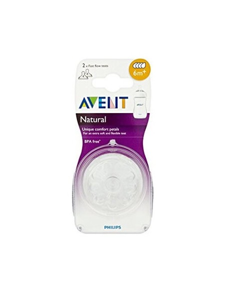Avent Tetina Natural Flujo Rapido 2 Unid