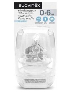 Suavinex Tetina Silicona Anatomica  T1M 2 U