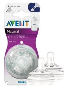 Avent Tetina Natural Líquidos Espesos +6 Meses 2Uds