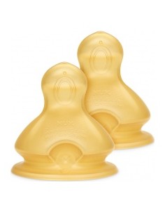 Nuk Tetina Látex Boca Ancha Talla 2 Orificio S 2Uds