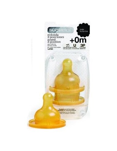 Suavinex® Tetina Látex Boca Ancha Talla 1 3...