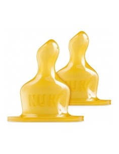 Nuk Tetina Látex Boca Estrecha Talla 1 Orificio M 2Uds