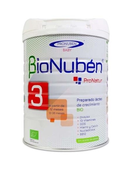 Bionuben Leche Crecimiento Pronatur 3 800G