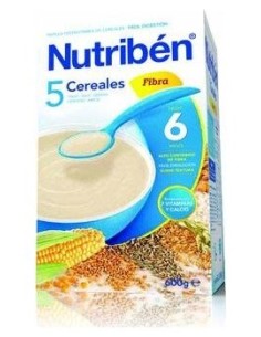Nutriben 5 Cereales Fibra 600 G