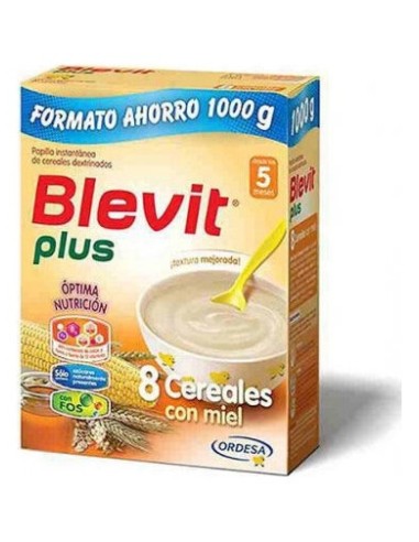 Blevit Plus 8 Cereales Miel 1000 Gramos