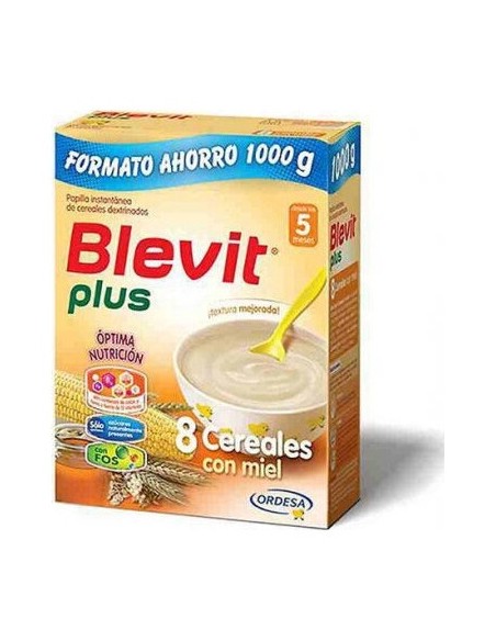 Blevit Plus 8 Cereales Miel 1000 Gramos