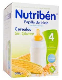 Nutribén® Papilla Inicio Biberón Sin Gluten 600G