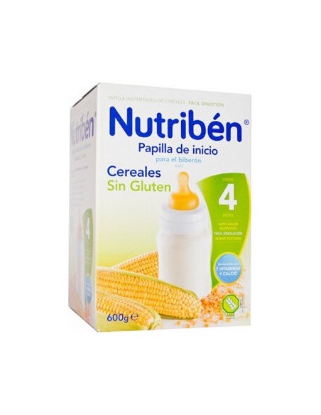 Nutribén® Papilla Inicio Biberón Sin Gluten 600G