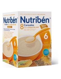 Nutribén® 8 Cereales Con Miel Y Galletas 600G