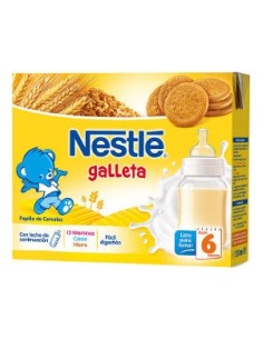 Nestle Papilla Liquida Galletas 2X250 Ml
