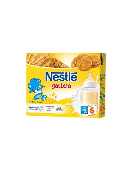Nestle Papilla Liquida Galletas 2X250 Ml