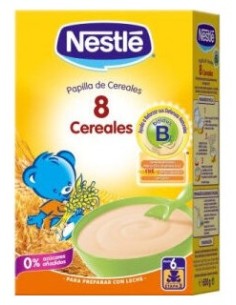 Nestlé Papilla 8 Cereales Con Bífidus 600G