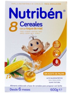 Nutribén® 8 Cereales Y Miel 600G
