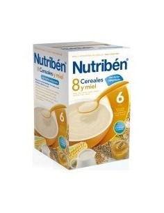 Nutribén® 8 Cereales Miel Con Leche Adaptada 600G