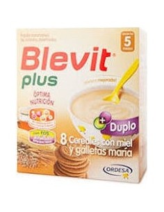 Blevit Plus 8 Cereales Miel Y Galleta Maria 600G