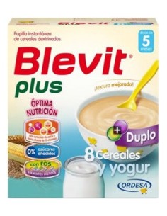 Blevit Plus Duplo 8 Cereales Yogur 700G
