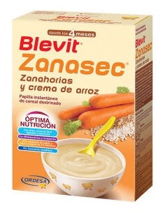 Blevit® Zanasec Zanahorias Crema De Arroz 300G