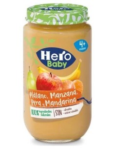 Hero Baby Pedialac Tarrito De Plátano, Mandarina Y Pera 250G