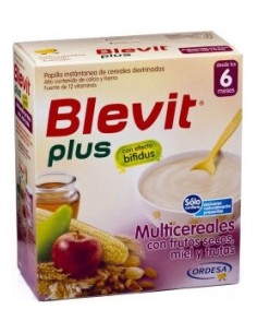 Blevit Plus Frutos Secos Miel Fruta 600G