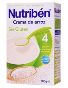 Nutriben Crema Arroz Sin Gluten 300 G.