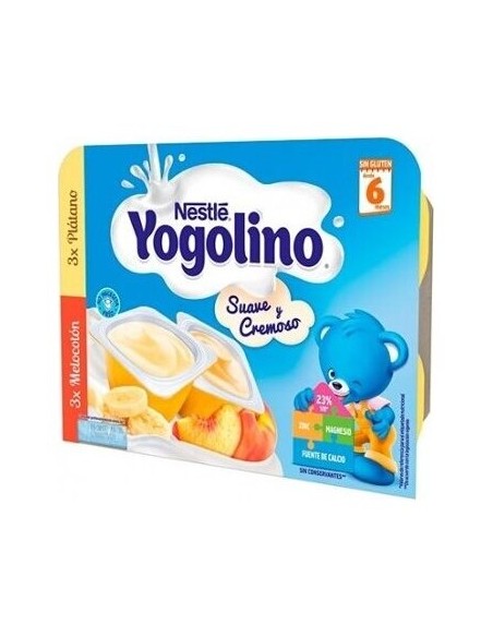 Yogolino 3 Platano 3 Melocoton 6 X 60Gr