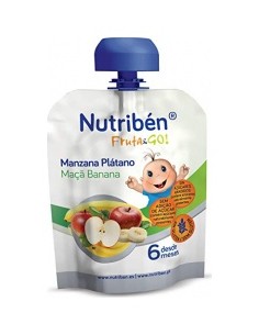 Nutriben Fruta And Go Manzana Plata 90 G