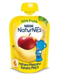Nestle Naturnes Pouches Platano Manz 90G