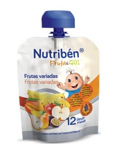 Nutriben Fruta And Go Frutas Variadas 90