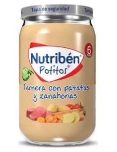 Nutriben Potitto Ternera Con Patatas Y Zanahorias 235G