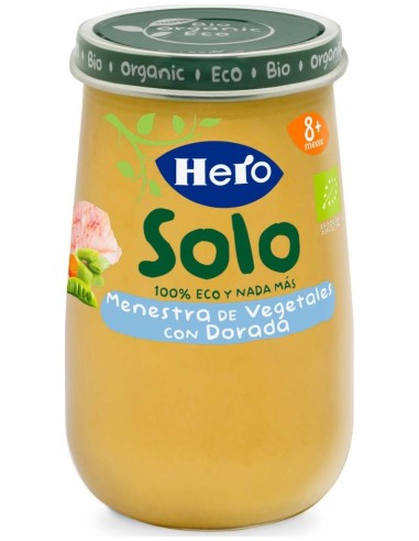 Hero Solo Baby Menestra De Verduras Con Dorada...