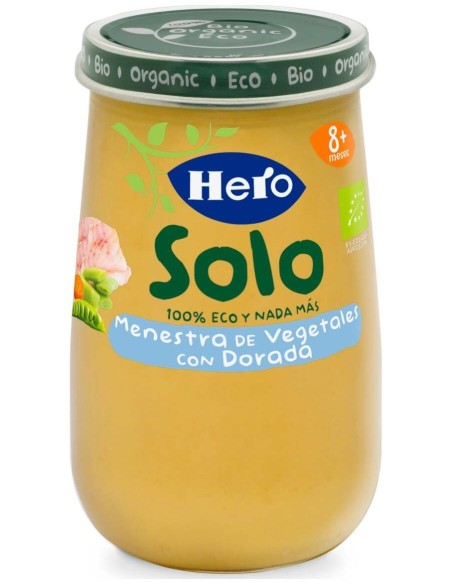 Hero Solo Baby Menestra De Verduras Con Dorada 190G