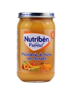Nutriben Macedonia De Fruta Con Cereales Potito 235 G