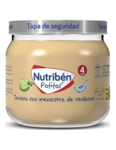 Nutriben Ternera Menestra Verdura 120 Gr