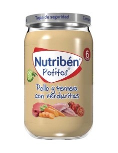 Nutriben Pollo Ternera Verduritas 235G