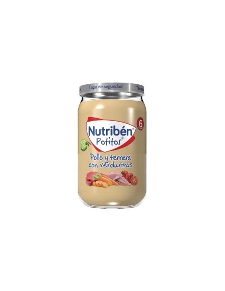 Nutriben Pollo Ternera Verduritas 235G