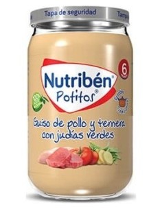 Nutriben Pollo Ternera Judias Verdes 235