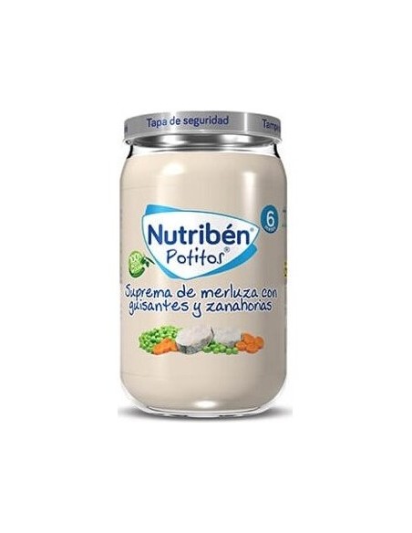 Nutriben Potito Merluza Con Guisantes 235Gr