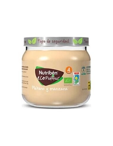 Nutriben Eco Inic Fruta-Pltn Manzn 120G