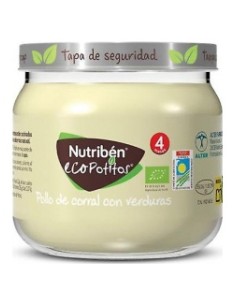 Nutriben Ecopotitos Pollo Corral Verduras 120 G